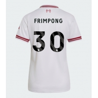 Koszulka piłkarska Liverpool Jeremie Frimpong #30 Strój wyjazdowy dla kobiety 2026-27 tanio Krótki Rękaw